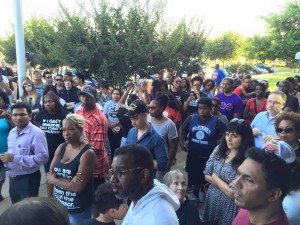 Black protesters pool party