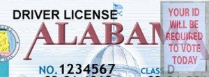 Alabama license