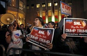 Saturday Night Live protests Trump