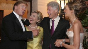 Clinton Trump wedding