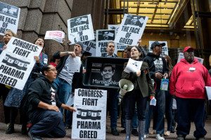 Martin Shkreli protest