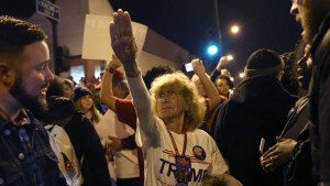 Trump supporter gives him the 'Heil Hitler' salute