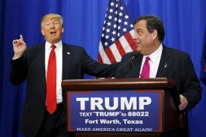 Christie with Trump