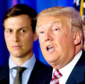 Trump with son-in-law Jared Kushner