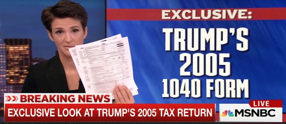 trump tax return