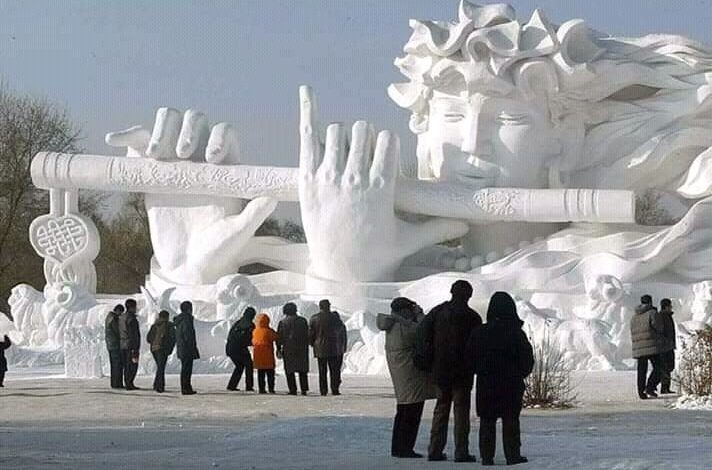 Snow Sculptures