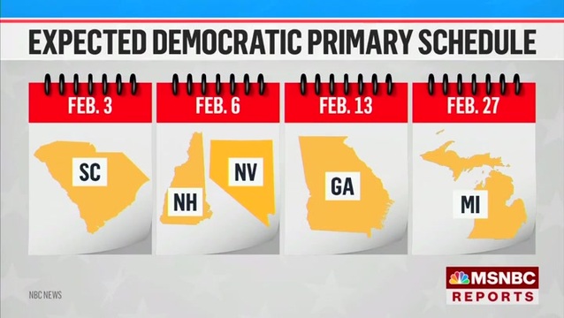 Democratic Primary Calendar