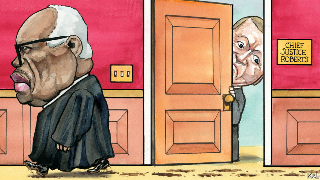 Angry Clarence Thomas