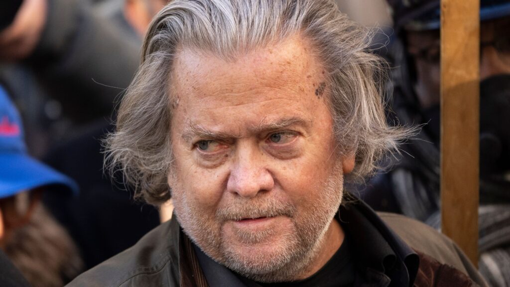 Jailbird Steve Bannon 